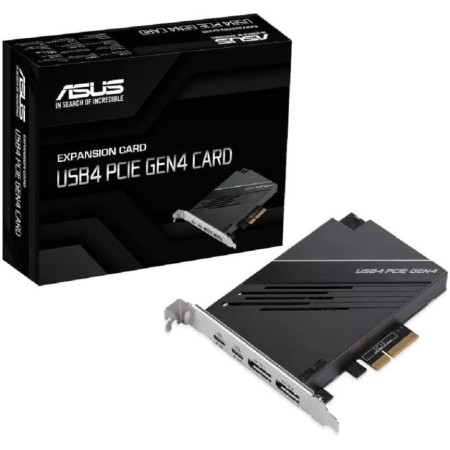 ASUS USB4 PCIe Gen4 Card Tarjeta y Adaptador de Interfaz Interno DisplayPort, USB Tipo C