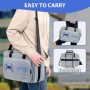UUBOXS Funda de Transporte para PS5, Bolsa de Viaje Protectora Mejorada para PS5/PS5 Pro/PS5 Slim, Bolsa de Almacenamiento para