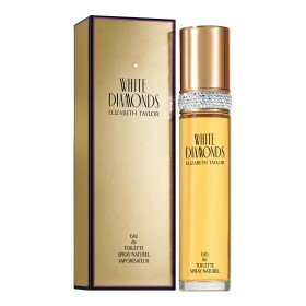 Elizabeth Taylor - White Diamonds, Eau de Toilette para Mujer, en Spray, Aroma Floral, Perfume Rico y Lujoso, a base de Notas