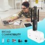 Repetidor WiFi inalámbrico USB de 2,4G y 300Mbps, amplificador de seña