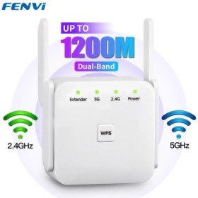 Repetidor WiFi de 5Ghz AC1200 amplificador extensor WiFi amplificador 