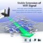 Repetidor WiFi inalámbrico USB de 2,4G y 300Mbps, amplificador de seña