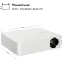 LG CineBeam PF610P - Proyector Full HD con SmartTV, hasta 120'', WebOS 5.0, Lámpara LED RGBB, 1.000 lúmenes, Resolución