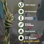 aufodara 4 Piezas 19ft/6 Metros Paracord Cuerda de Nailon Paracaídas Diámetro 4mm - 7 Hilos, Total 76ft