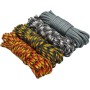 aufodara 4 Piezas 19ft/6 Metros Paracord Cuerda de Nailon Paracaídas Diámetro 4mm - 7 Hilos, Total 76ft
