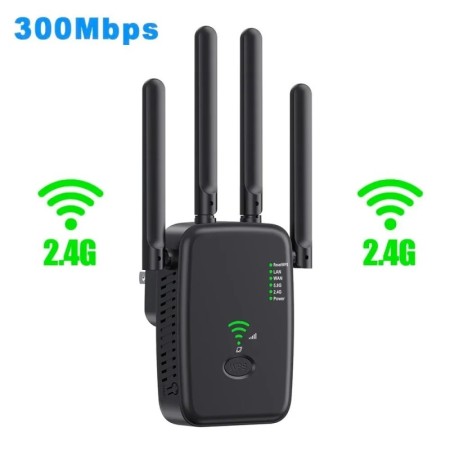 Repetidor inalámbrico enrutador, amplificador de señal Wifi de 1200Mbp