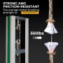 SaiXuan 50M Cuerda Paracord 4mm, 5 Piezas 33ft Cuerda Paracord,Carga Máximade 250kg, 7 Core Strands, Paracord en Nylon, para