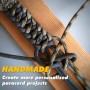 PUWOWYE Paracord 4mm, 4 Piezas 33ft Type III Cuerda Paracord 7 Core Strands, 100% Cuerda Nylon con una Capacidad de Carga de