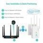 Repetidor inalámbrico enrutador, amplificador de señal Wifi de 1200Mbp