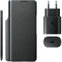 SAMSUNG Galaxy Z Fold3 5G Flip Cover Case, Charger, Pen - Black