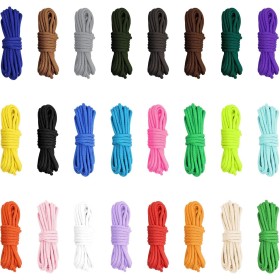 24 Rollos de Cuerda de paracaídas de 10 pies, Cuerda de paracaídas de 4 mm, Cuerda de paracaídas multifunción Tipo III, Cuerda