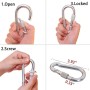 Amalan Cuerda Multifuncional para Exteriores+Toalla De Secado RáPido,D10 Mm,Cuerda De Nailon,con 2Mosquetón,Capacidad De