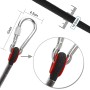 Amalan Cuerda Multifuncional para Exteriores+Toalla De Secado RáPido,D10 Mm,Cuerda De Nailon,con 2Mosquetón,Capacidad De