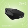 Philips PicoPix Micro+ - Mini proyector portátil con batería, proyector DLP LED, batería 3h, HDMI, Altavoz Integrado, Smartphone