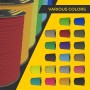 EdcX 4 mm Nylon Paracord 550 30 m (100 pies) - Tipo III, Cuerda 100% Nylon, Cuerda de 7 hebras, Cuerda de Nylon de 4 mm en