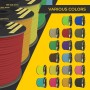 EdcX 4 mm Nylon Paracord 550 30 m (100 pies) - Tipo III, Cuerda 100% Nylon, Cuerda de 7 hebras, Cuerda de Nylon de 4 mm en
