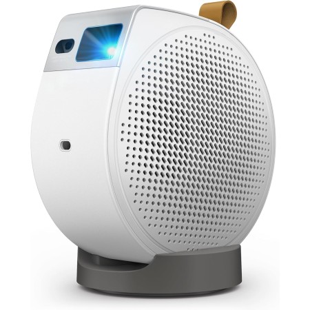 BenQ GV50 proyector láser portátil de Techo 1080p con Base de trípode | Proyección con ángulo Giratorio | 500 lúmenes | Altavoz