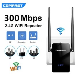 Comfast-extensor repetidor Wifi De 300Mbps, 802.11b/g/n, repetidor De 