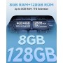 Ulefone Note 20 Pro Teléfono Móvil Libre Android 14, 8GB+128GB/SD-1TB, Cámara 50MP+8MP, 6000mAh Batería Moviles Octa Core
