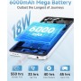 Ulefone Note 20 Pro Teléfono Móvil Libre Android 14, 8GB+128GB/SD-1TB, Cámara 50MP+8MP, 6000mAh Batería Moviles Octa Core