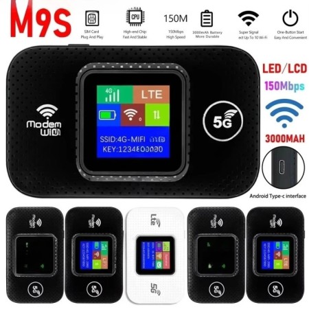 Enrutador WIFI móvil 4G/5G, Router inalámbrico 4G LTE de 150Mbps con r