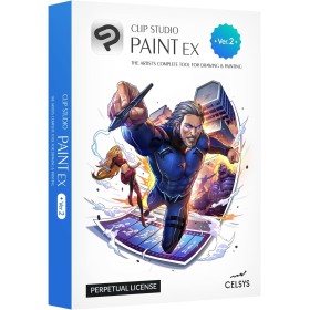 CLIP STUDIO PAINT EX - Version 2 | Perpetual License | for Microsoft Windows and macOS