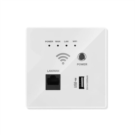 Panel inalámbrico inteligente de 220V AP, repetidor WiFi de punto de a