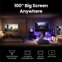 BenQ X500i Proyector Gaming Tiro Corto 4K Verdadero UHD HDR 4LED 2200 Lúmenes | Tiempo de Respuesta de 4ms | Modo de Juego