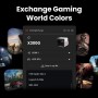 BenQ X500i Proyector Gaming Tiro Corto 4K Verdadero UHD HDR 4LED 2200 Lúmenes | Tiempo de Respuesta de 4ms | Modo de Juego