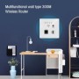 Panel inalámbrico inteligente de 220V AP, repetidor WiFi de punto de a