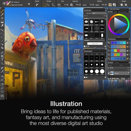 Corel Painter 2023 Standard, Software de pintura digital, Descarga digital