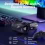 NUBWO G06 Cascos Gaming Inalámbricos con Drivers de 50 mm para PC/Ps5/Ps4/NS/Mobile, Auriculares Gaming Inalámbricos con 2.4