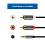 deleyCON 5m Jack a RCA Cable Audio 3,5mm Cable Convertidor de Teléfono Móvil Y Teléfono Inteligente Al Receptor de Alta