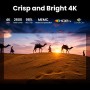 BenQ GP520 proyector LED 4K HDR 2600 lúmenes para Sala de Estar, Google TV, Modo Cine automático, MEMC, Rec.709, HDR10+, HDMI