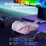 NUBWO G06 Cascos Gaming Inalámbricos con Drivers de 50 mm para PC/Ps5/Ps4/NS/Mobile, Auriculares Gaming Inalámbricos con 2.4