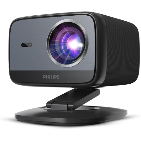 Philips, Neopix 450 Smart, Proyector de cine en casa, Full HD 1920 x 1080p, 500 lúmenes, Google TV, fuente de luz LED, modo
