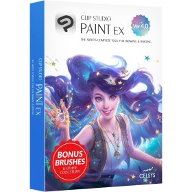 CLIP STUDIO PAINT EX - Versión 4 | Licencia Perpetua | para Windows y macOS