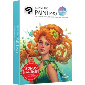 CLIP STUDIO PAINT PRO - Versión 4 | Licencia Perpetua | para Windows y macOS