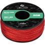 Abma Cord Micro Cuerda 1,18 mm Paracord 50M Bobina - MAX. 45kg (100lbs) - Negro