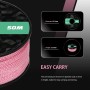 Abma Cord Micro Cuerda 1,18 mm Paracord 50M Bobina - MAX. 45kg (100lbs) - Negro