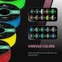 Abma Cord Micro Cuerda 1,18 mm Paracord 50M Bobina - MAX. 45kg (100lbs) - Negro
