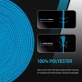 Abma Cord Micro Cuerda 1,18 mm Paracord 50M Bobina - MAX. 45kg (100lbs) - Negro