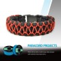 Abma Cord Micro Cuerda 1,18 mm Paracord 50M Bobina - MAX. 45kg (100lbs) - Negro