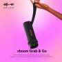 LG xboom Grab, Altavoz Inalámbrico, Bluetooth, 30W, Sonido Sound Boost, Resistente al Agua IP67, Autonomía 20h, Color de Luces