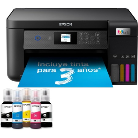 Impresora multifunción EcoTank ET-2850 A4 con depósito de tinta, conexión Wi-Fi y hasta 3 años de tinta incluida