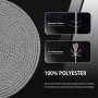 Abma Cord Micro Cuerda 1,18 mm Paracord 50M Bobina - MAX. 45kg (100lbs) - Negro