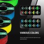 Abma Cord Micro Cuerda 1,18 mm Paracord 50M Bobina - MAX. 45kg (100lbs) - Negro