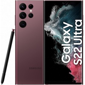 Samsung S908B Galaxy S22Ultra 5G 128GB 108MP LTE eSIM Android Weinrot Smartphone