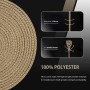 Abma Cord Micro Cuerda 1,18 mm Paracord 50M Bobina - MAX. 45kg (100lbs) - Negro