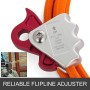 Eighosee Kit de cuerda de posicionamiento ajustable con núcleo de alambre de acero para arboristas, escaladores, trepadores de
